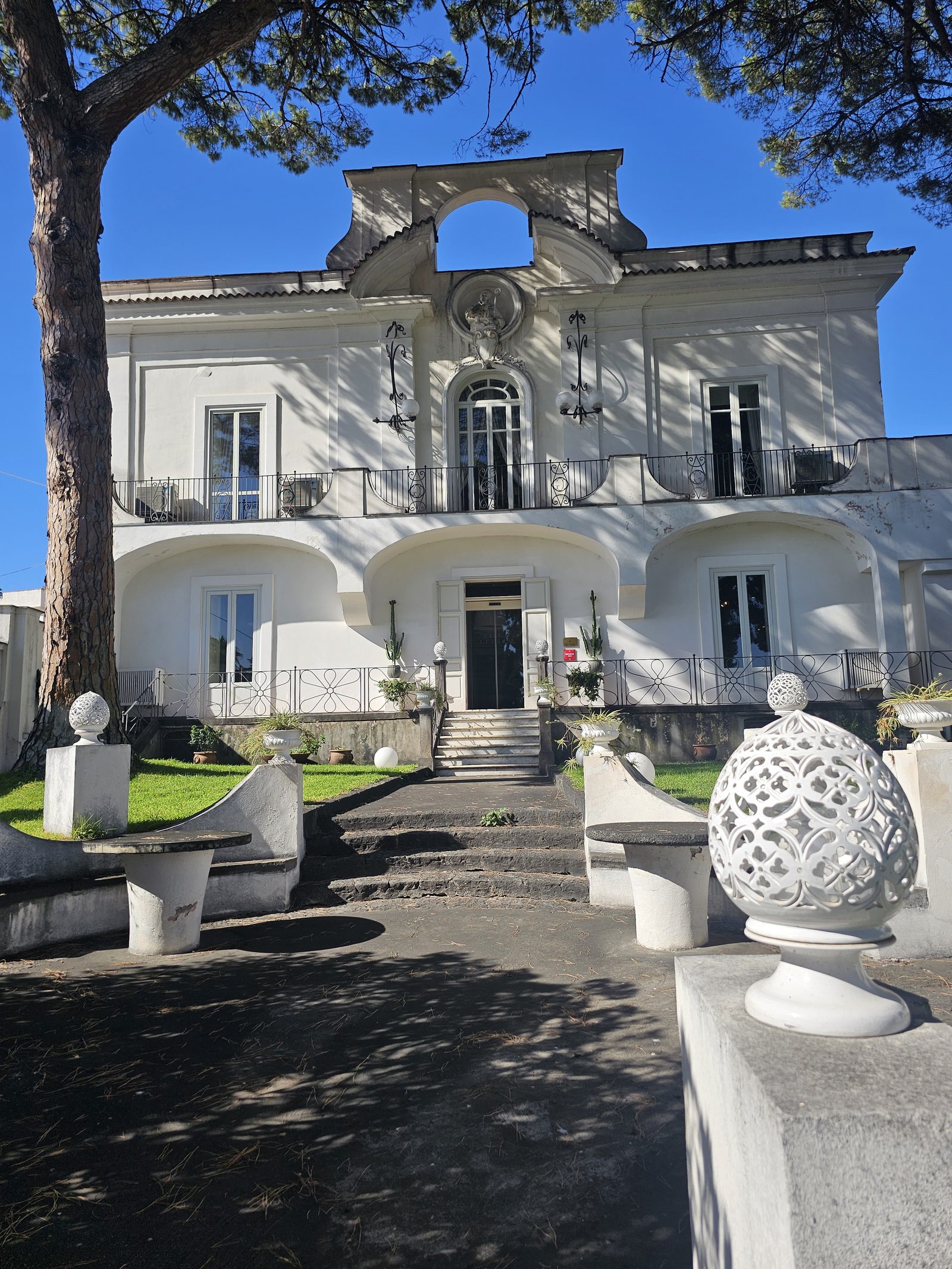 Il parco della Tenuta Villa Guerra per celebrazioni private
